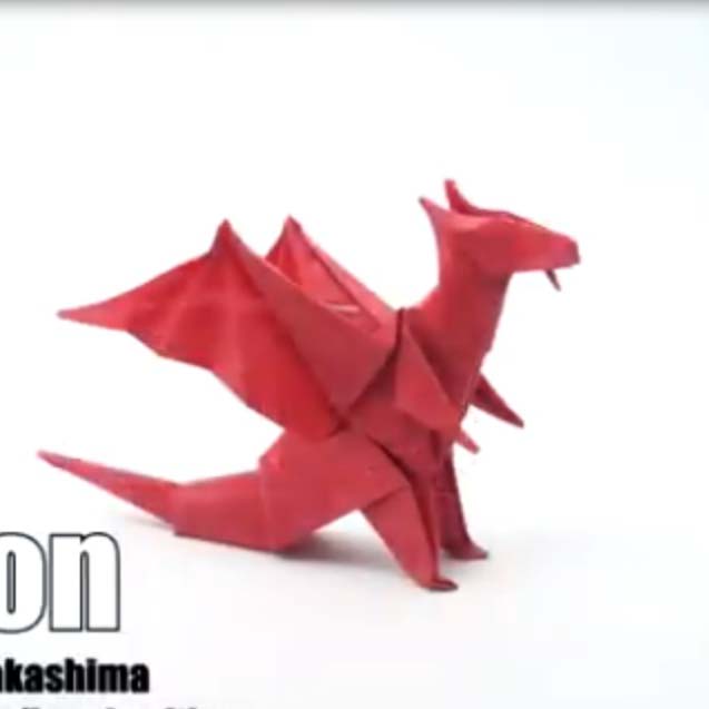 اوریگامی اژدها دراگون 3 اوریگامی اژدها دراگون 3