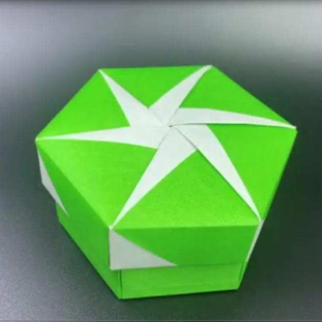 اوریگامی جعبه کادو 1 اوریگامی جعبه کادو 1