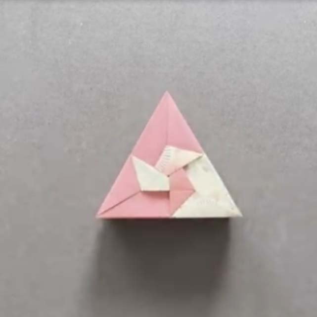 اوریگامی جعبه کادو 2 اوریگامی جعبه کادو 2