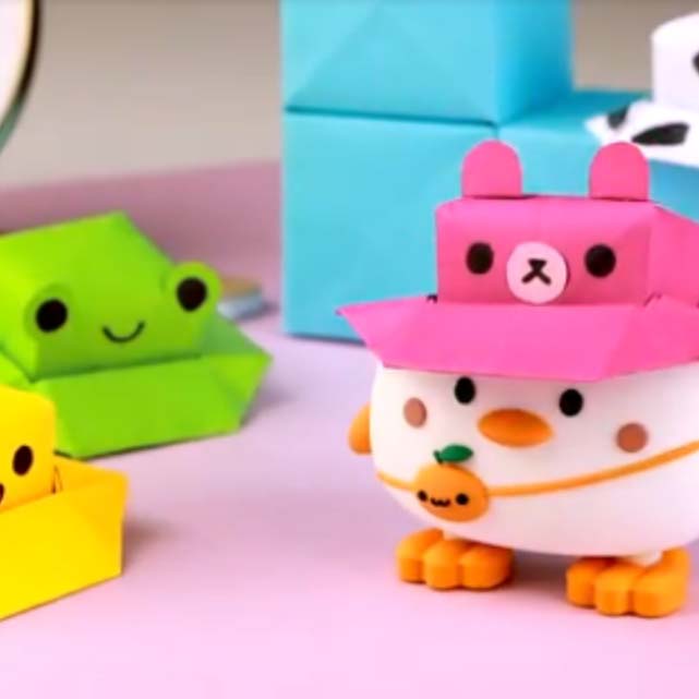 اوریگامی کلاه کاغذی اوریگامی ساده و زیبا برای کودکان