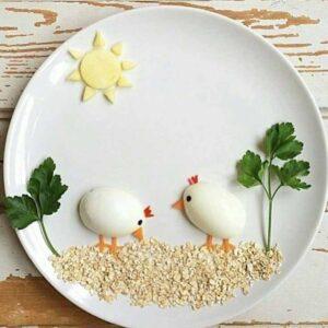 Food decoration (10) ایده های تزیین غذای کودک