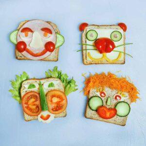 Food decoration (106) ایده های تزیین غذای کودک