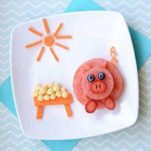 Food decoration (18) ایده های تزیین غذای کودک