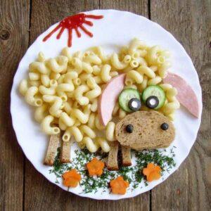 Food decoration (35) ایده های تزیین غذای کودک