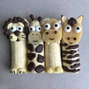 Food decoration (7) ایده های تزیین غذای کودک