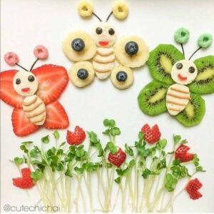 Food decoration (8) ایده های تزیین غذای کودک