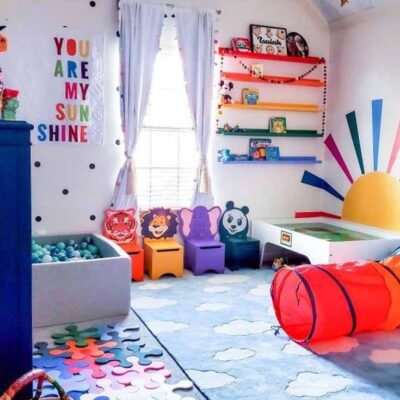 kids room design (13) ایده های تزیینات اتاق کودک